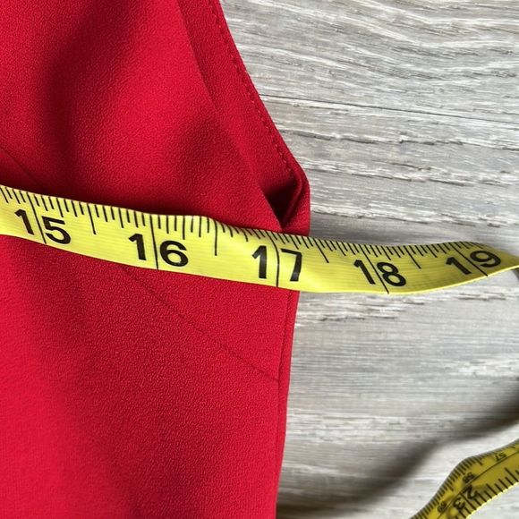 Alice + Olivia Red mock neck mini dress - Picture 12 of 12